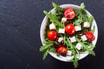 16 Gemischter Salat mit Feta Käse